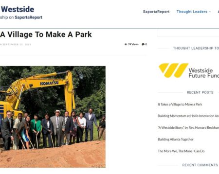 Park Pride’s executive director pens this week’s Historic Westside column for Saporta Report