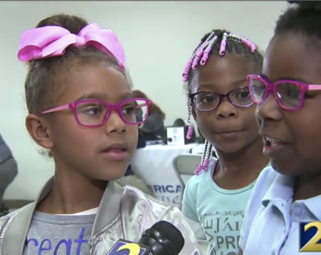 WSB-TV: Hollis Innovation Academy Students Receive Free Glasses
